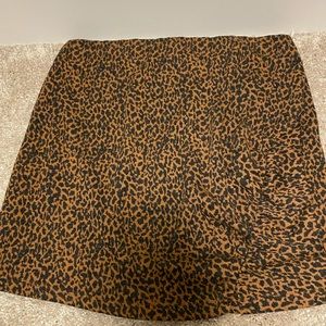 Urban Outfitters cheetah print mini skirt